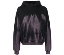 Hoodie in Satinoptik