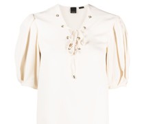 Bluse mit Schnürung