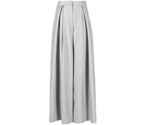 High-Waist-Hose mit weitem Bein