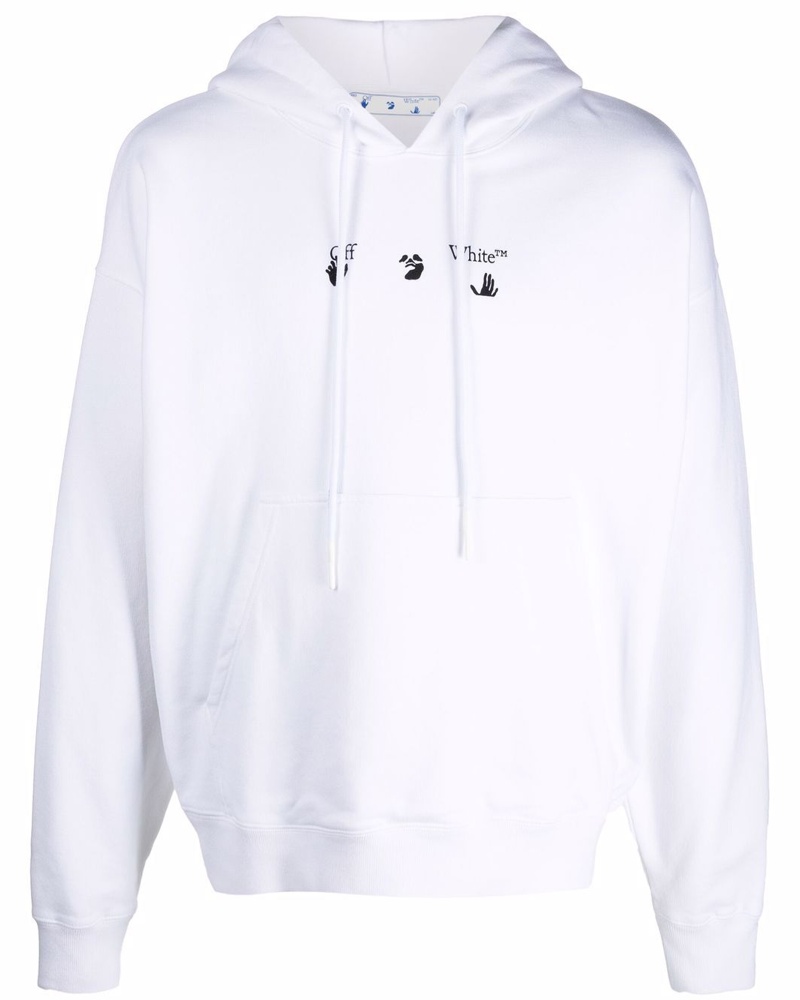 basic off white hoodie