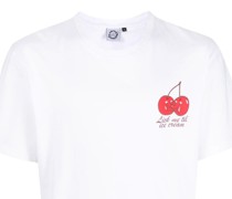 fruit-print organic-cotton T-shirt