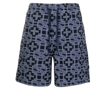 Shorts mit grafischem Print