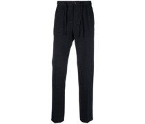 Gerade Strickhose mit Bügelfalten
