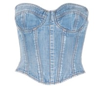 Top aus Denim