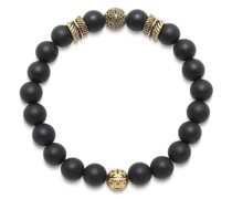 Armband mit Perlen in Federoptik