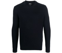 A.P.C. Geripptes Strickoberteil