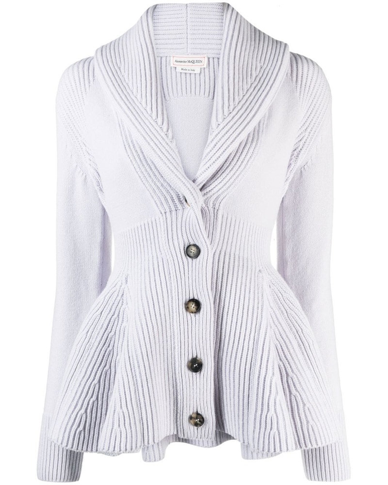 Alexander McQueen Damen Jacke mit Schößchen