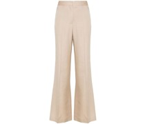 Ausgestellte High-Waist-Hose