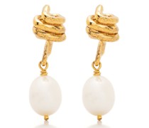 The Celestial Raindrop pearl earrings