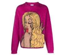 Pullover mit Intarsien-Motiv