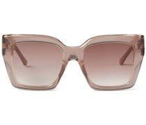 Sonnenbrille mit eckigem Gestell