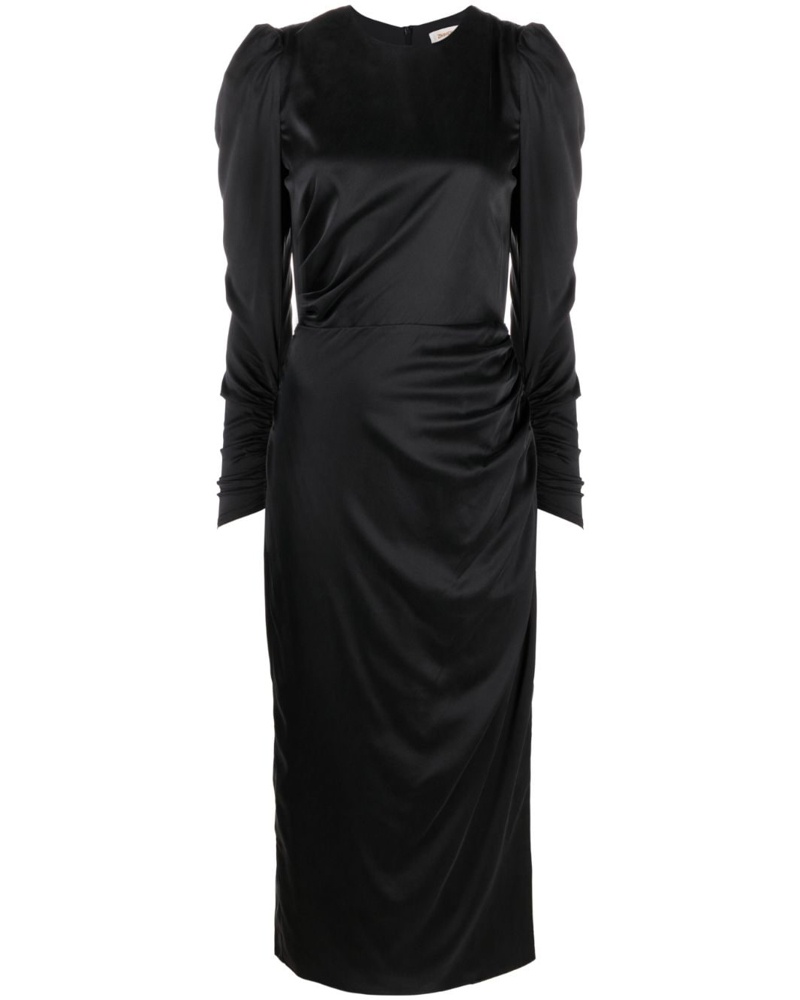 Zimmermann Damen Midikleid mit langen Ärmeln