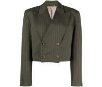 Blazer mit Nadelstreifen