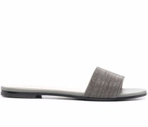 Metallische Sandalen