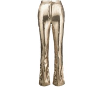 Paillettenhose mit hohem Bund