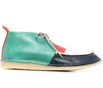 Mokassins in Colour-Block-Optik