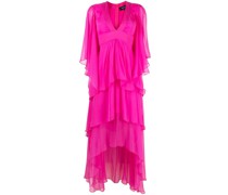 Asymmetrisches Kleid im Layering-Look
