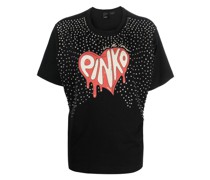 T-Shirt mit Kristallen