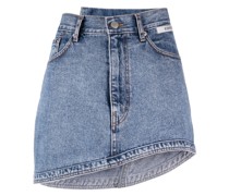 Asymmetrischer Jeans-Minirock