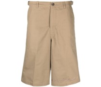Bermudas mit Logo-Stickerei