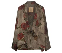 Jacke mit Blumen-Print