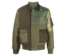 Hemdjacke mit Kontrasteinsätzen