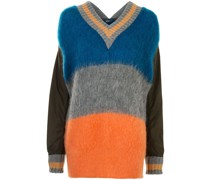 Pullover in Colour-Block-Optik