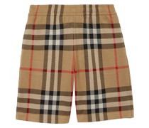 Jacquard-Shorts mit Vintage-Check