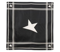 Seidenschal mit Stern-Print