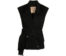 Doppelreihige Jacquard-Weste