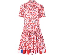 Hemdkleid mit abstraktem Print