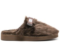 Zavo Slipper mit Faux-Fur-Futter