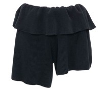 Asymmetrische Ripp-Shorts