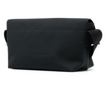 Schultertasche mit Logo-Print