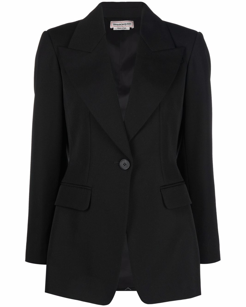 Alexander McQueen Damen Einreihiger Blazer