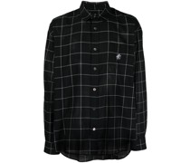 Hemd mit Windowpane-Karo