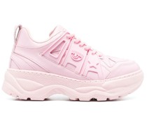 tonal panelled sneakers