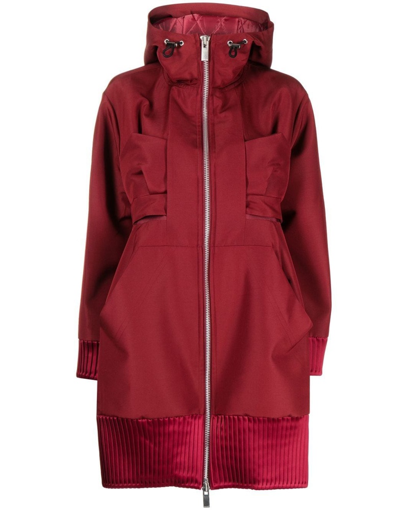 Sacai Damen Daunenparka mit Kapuze