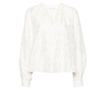 Savera pattern-jacquard blouse