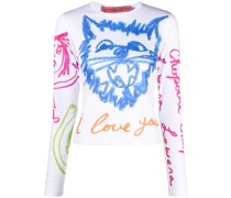 Langarmshirt aus Jersey