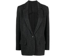 Blazer mit Fischgrätenmuster