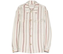 striped herringbone shirt
