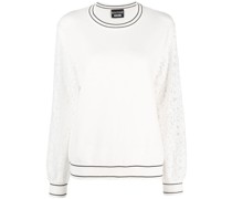Pullover mit Spitzenärmeln