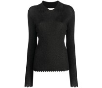Gerippter Pullover