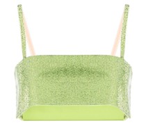 Charlotte Cropped-Top mit Strass