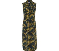 Hemdkleid mit Camouflage-Print