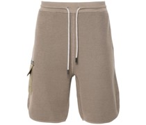 honeycomb-knit shorts