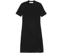 Gerafftes Kleid mit Cut-Out