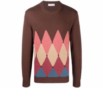 Pullover mit Argyle-Strickmuster