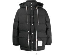 Gefütterte Jacke mit Kordelzug